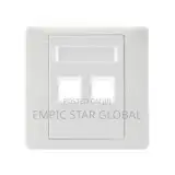 Fiber Optics 2port Faceplate LC