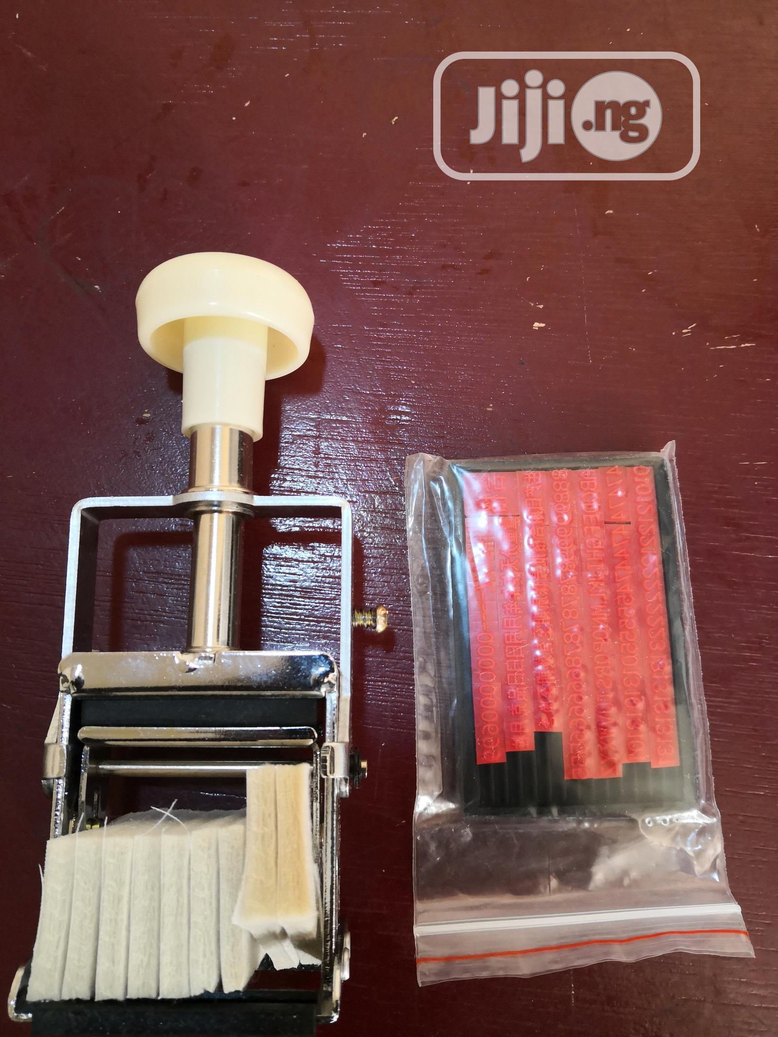 Hand Stamping Coding.
