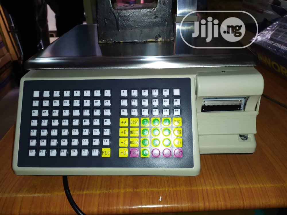 Barcode Printing Scale Machine