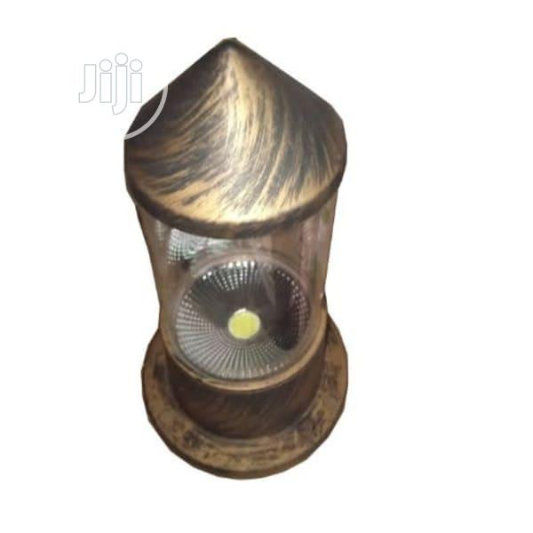 Led Security Fence Outdoor Light - Golden