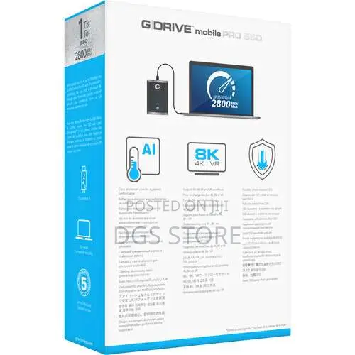 G-Drive Mobile Pro SSD Thunderbolt 500gb External