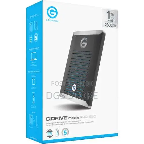 G-Drive Mobile Pro SSD Thunderbolt 500gb External