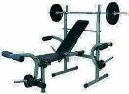 Weightlifting Bench With 50kg Weightlifting Weight