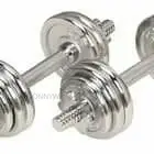 20kg Iron Chrome Dumbells