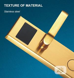 Gold Color Hotel Door Lock System