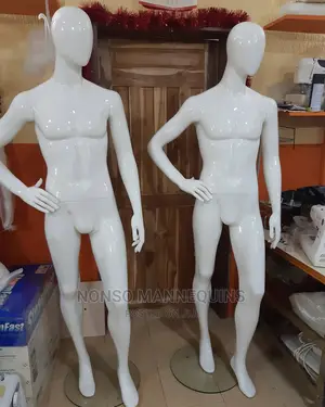 Male White Glossy Mannequins