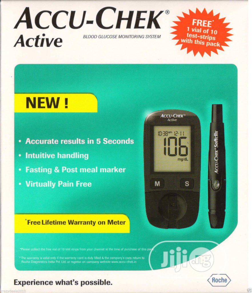 Accu Chek Meter With Strips