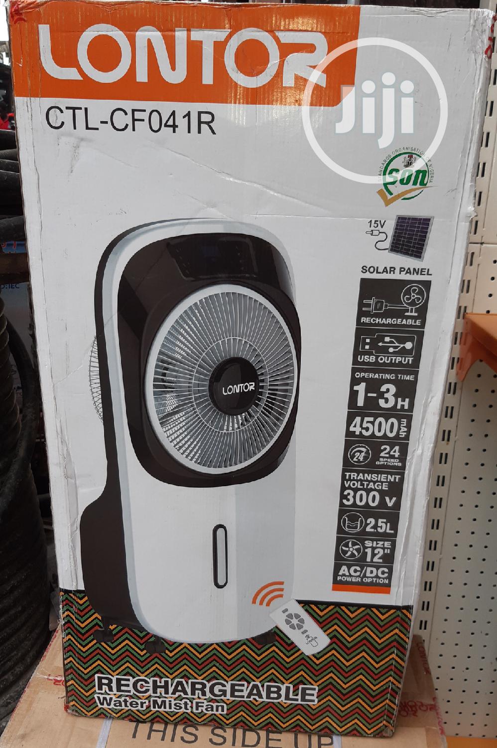 Lontor Air Cooler Rechargeable Fan