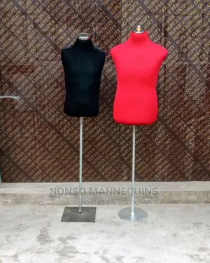 Black Red Colour Half Body Pinnable Dressform Display