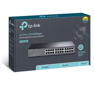 Tp-Link Tl-Sf1024d 24-Port 10/100 Desktop/Rackmount Switch