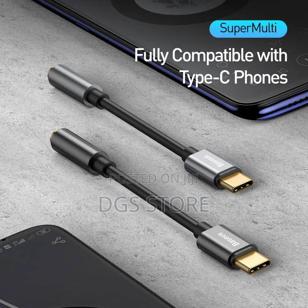 Baseus Type C Male to 3.5mm Female Adapter L54