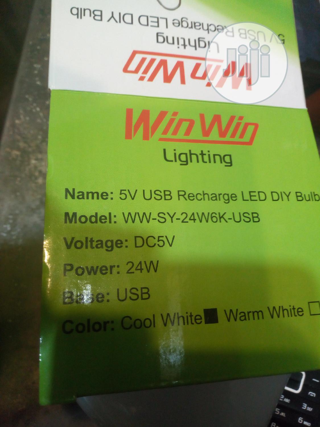 24w Led Usb Rechargeable Bulb With Different 2 Years Warra