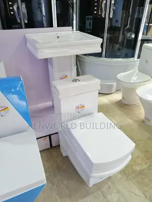Executive Top Flush Ceramic Water Closet.