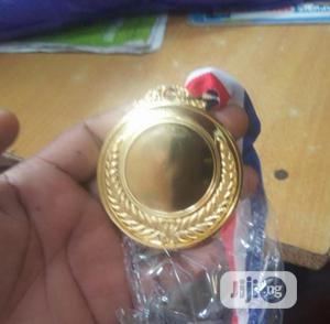Medal Big Gold and Silver and Bronze