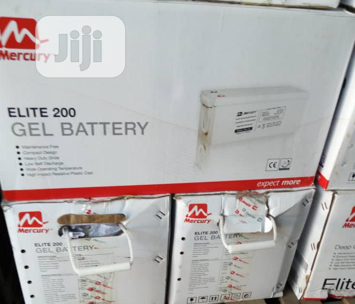 12volt 200amps Gel Battery Mercury