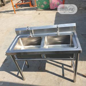 Photo - 2 Bowls Stainless Steel Sink