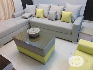Sectional Sofa, Single Seater Ottoman Table