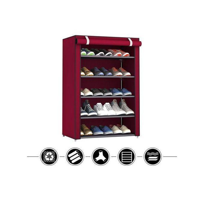 Classic Shoe Rack With Fabric Cover