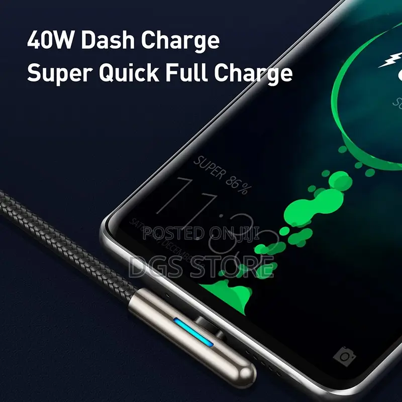 Baseus Lridescent Lamp Charge Mobile Game Usb for Type-C 40w