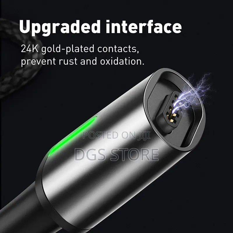 Baseus Zinc Magnetic Cable Kit Ip +Type C +Micro