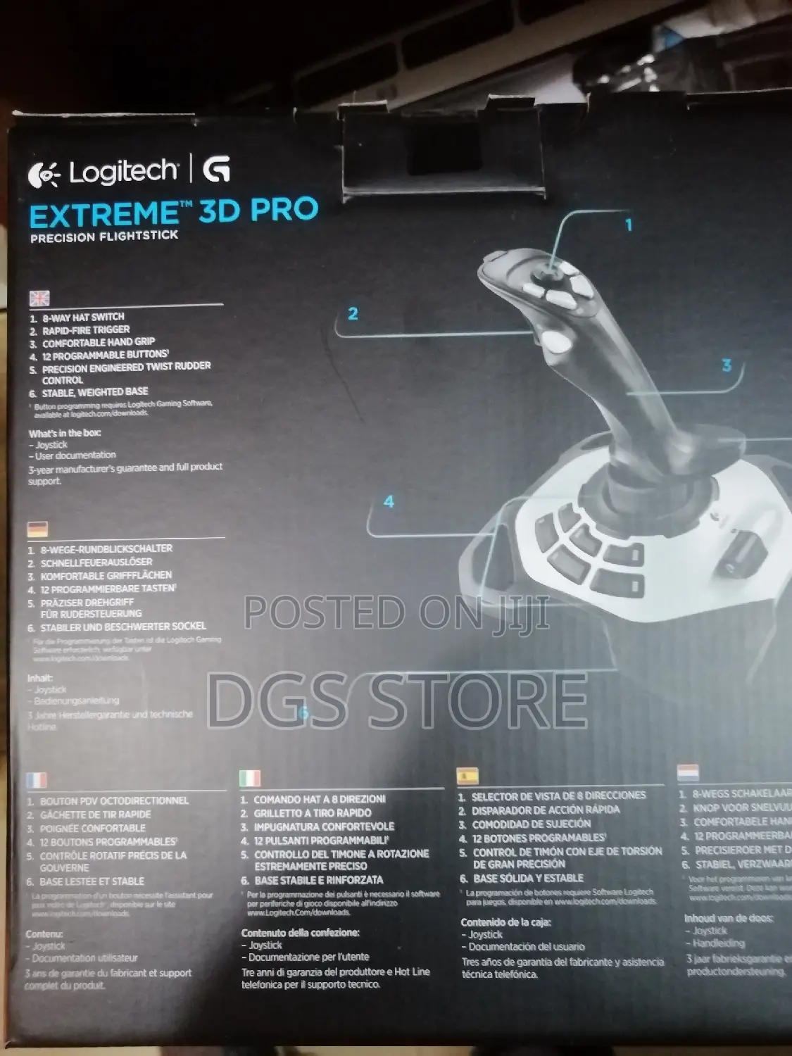 Logitech Extreme 3D Pro Piecision Flightstick Joystick