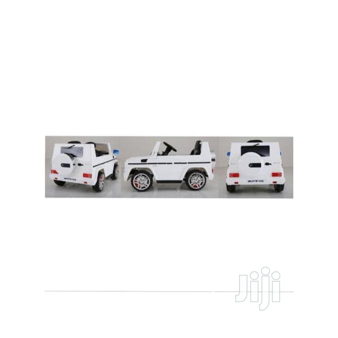 Ride on G Wagon for Kids- White