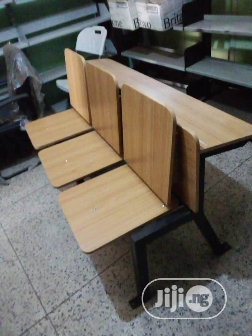 School Desk 3seater