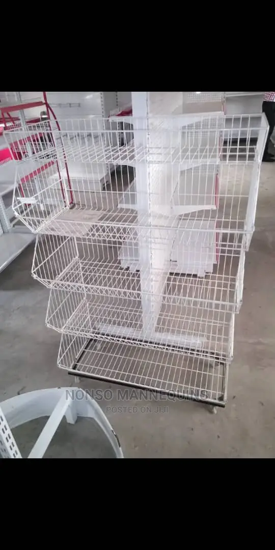 Supermarket Multi Purpose Basket Display Stand