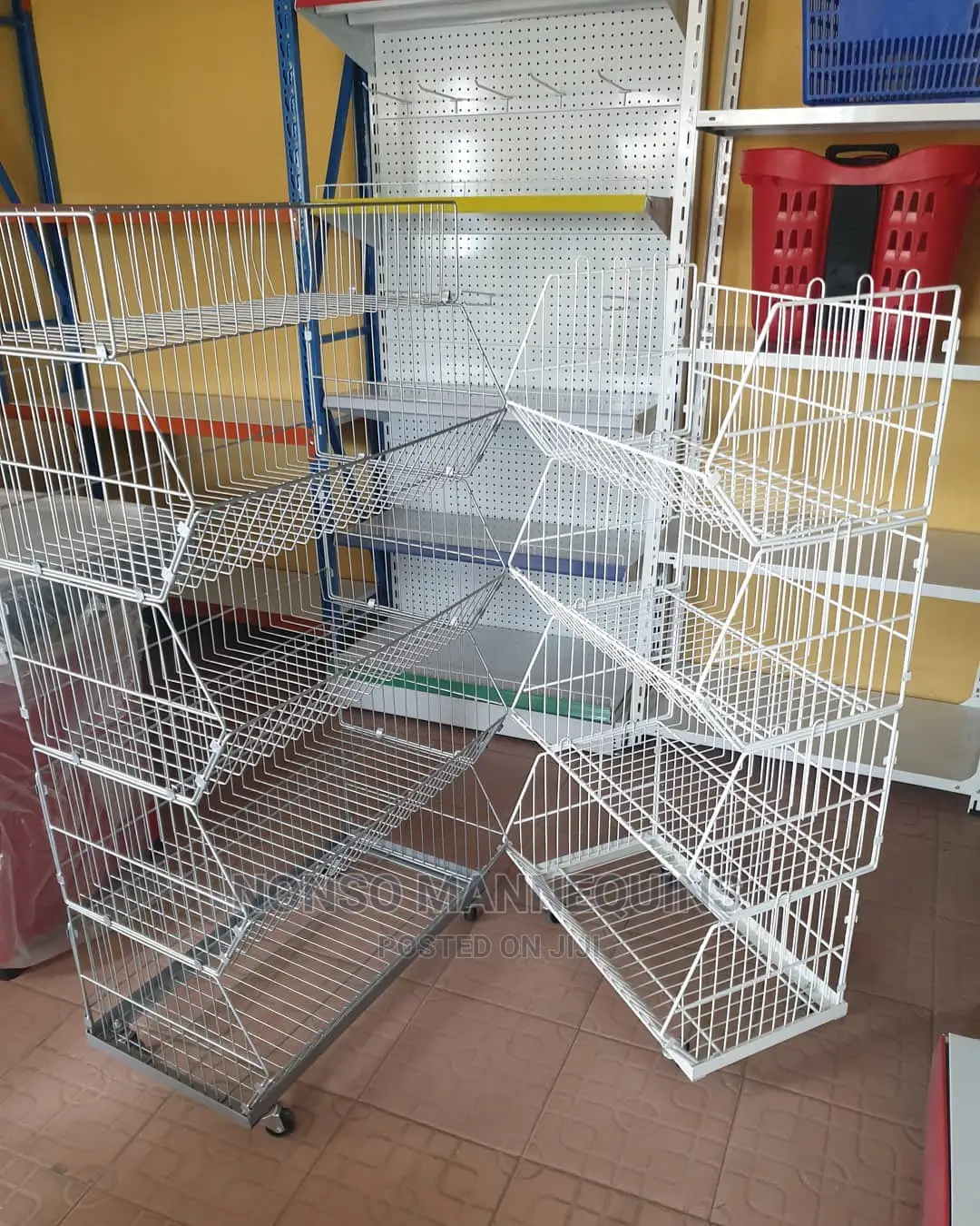 Supermarket Multi Purpose Basket Display Stand