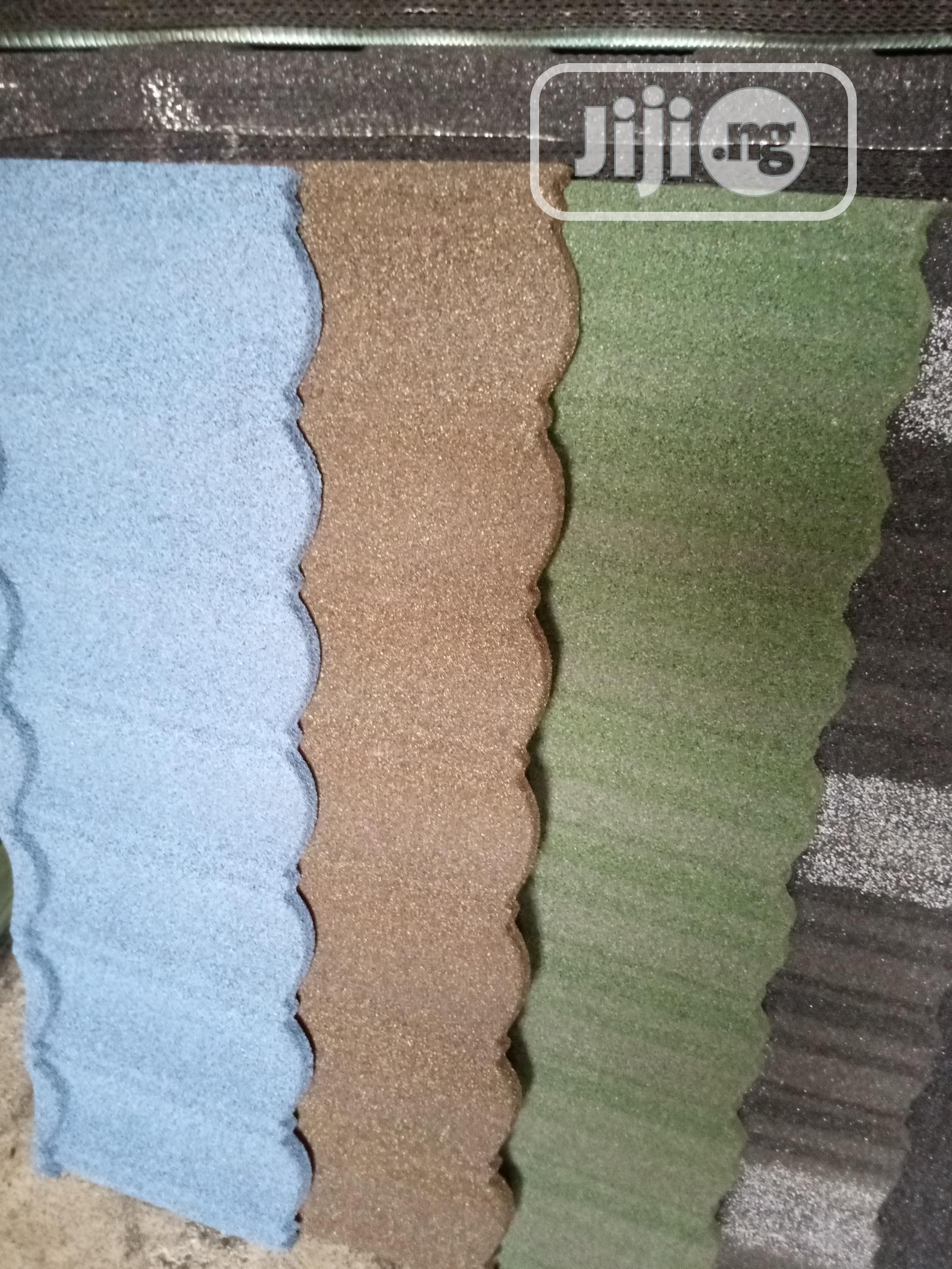 Blue Bond Stone Coated Roofing Materials.