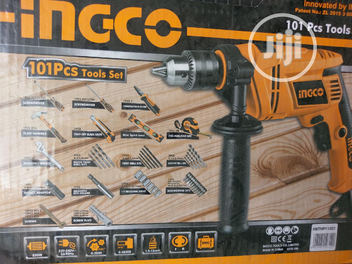 101pcs Ingco Tools Set