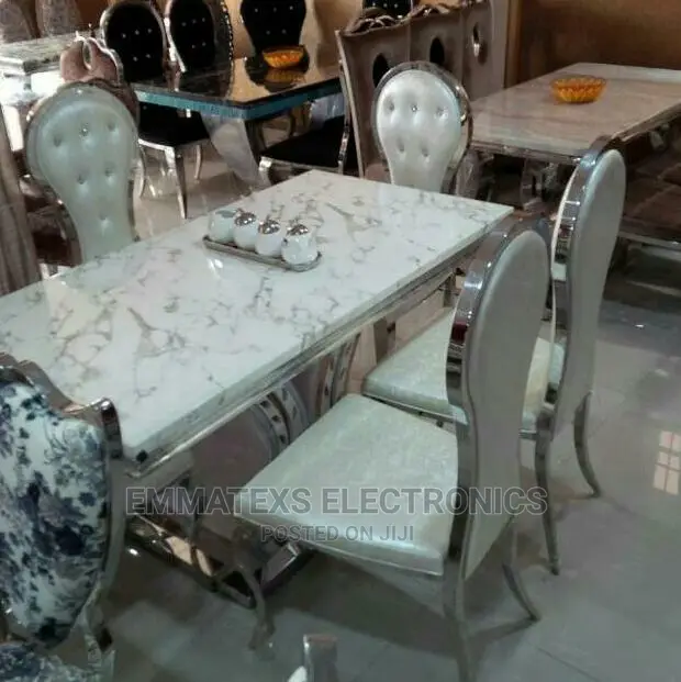 Royal ITALIAN Marble Dinning Table Set