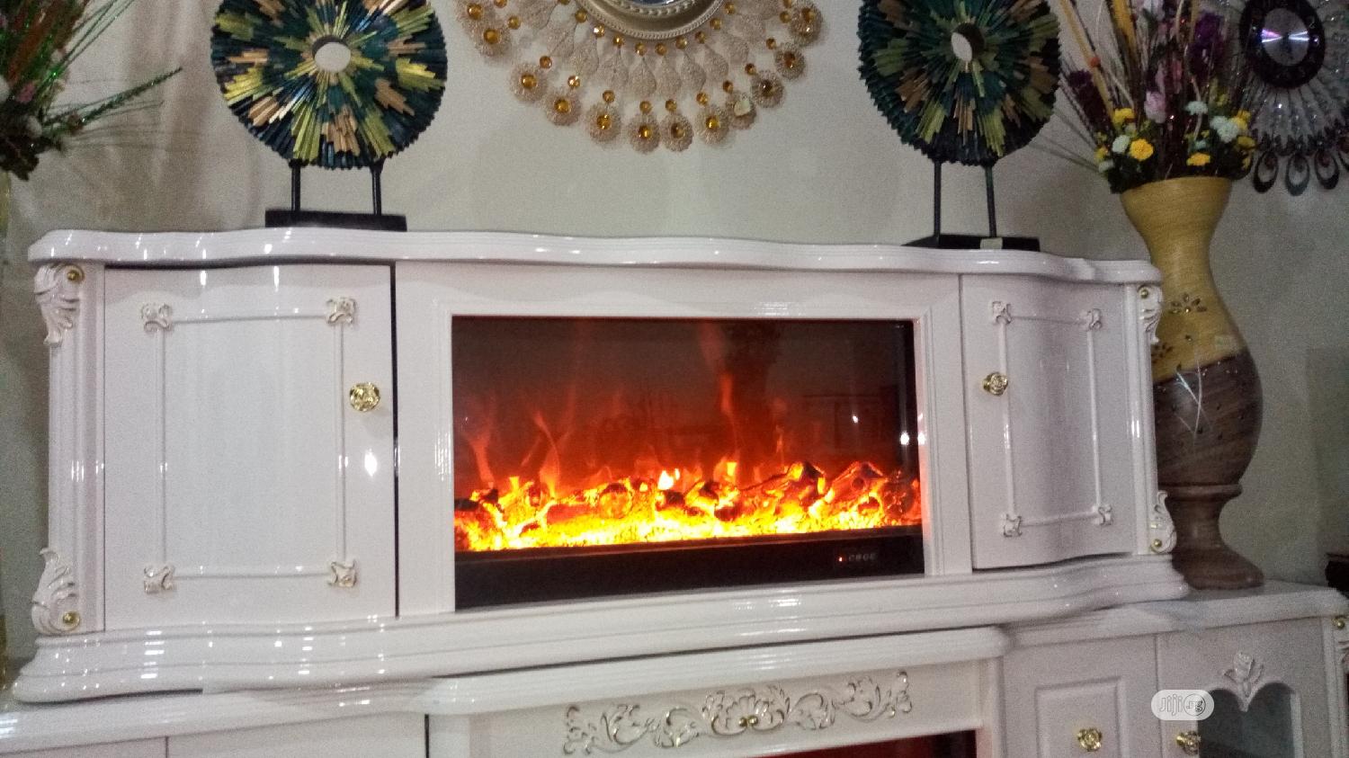 TV Stand With Fire