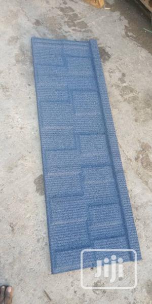 Sylverkings Blue Shingle Stone Coated Roofing Sheet.