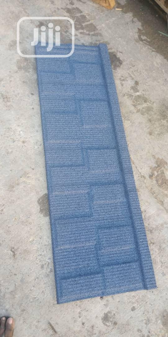 Sylverkings Blue Shingle Stone Coated Roofing Sheet.