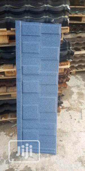 Sylverkings Blue Shingle Stone Coated Roofing Sheet.
