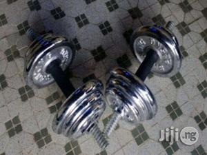 10kg Chrome Detachable Dumbbells (Port Harcourt)