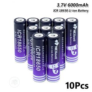 Rechargeable ICR18650 Lithium Battery 3.7V 6000mah - 10 PCS
