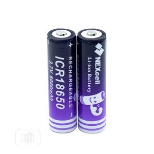 Rechargeable ICR18650 Lithium Battery 3.7V 6000mah - 2 PCS