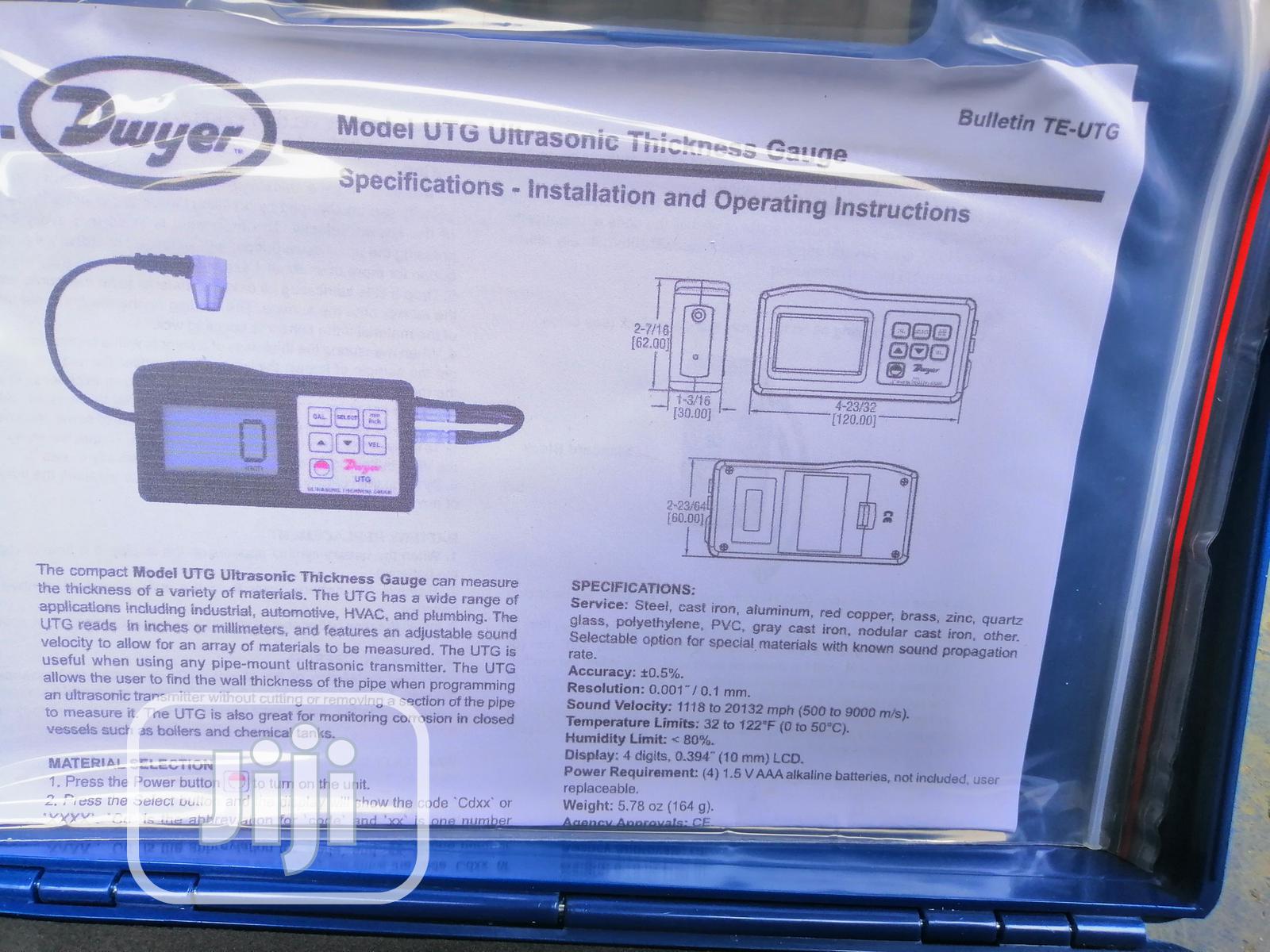 Dwyer UTG Ultrasonic Thickness Gage