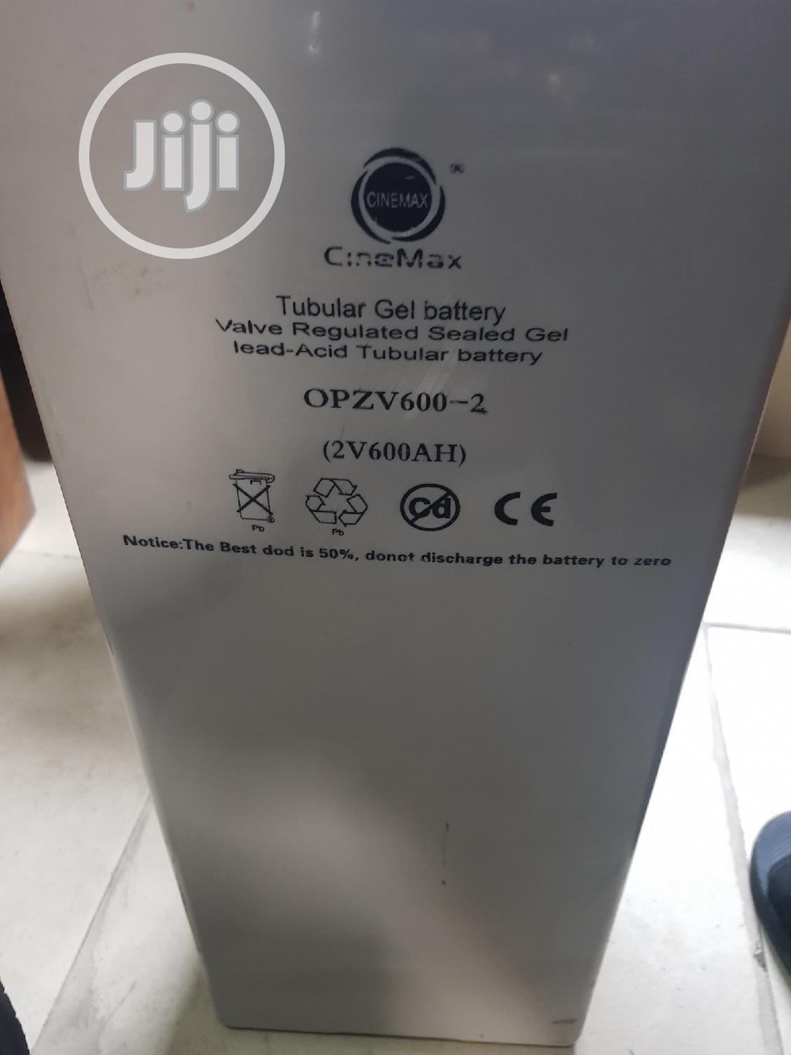 Cinemax 2v 600a Solar Battery