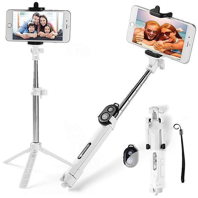 Shutter Selfie Stick Extendable Remote Bluetooth for Phones