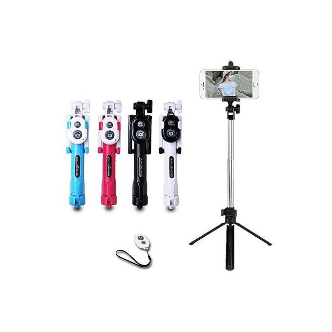 Extendable Selfie Stick Monopod Bluetooth Remote Shutter