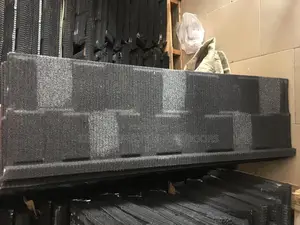 Black And White Shingle Stone Coated Roofing Sheet