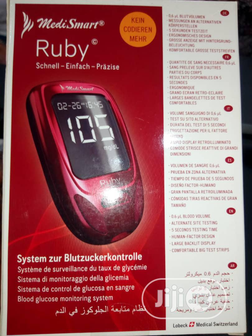 Ruby Blood Glucometer