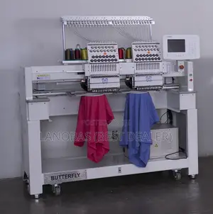 Butterfly 2 Head Monogram Machine