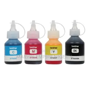 Original Full Brother Pack of 4 - Bt5000 Bt6000bk Ink Bottle
