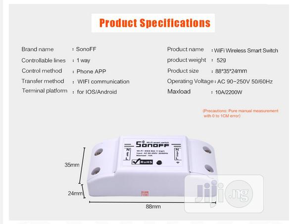 Sonoff Basic 10a 2200w Wifi Wireless Smart Switch Remote Co