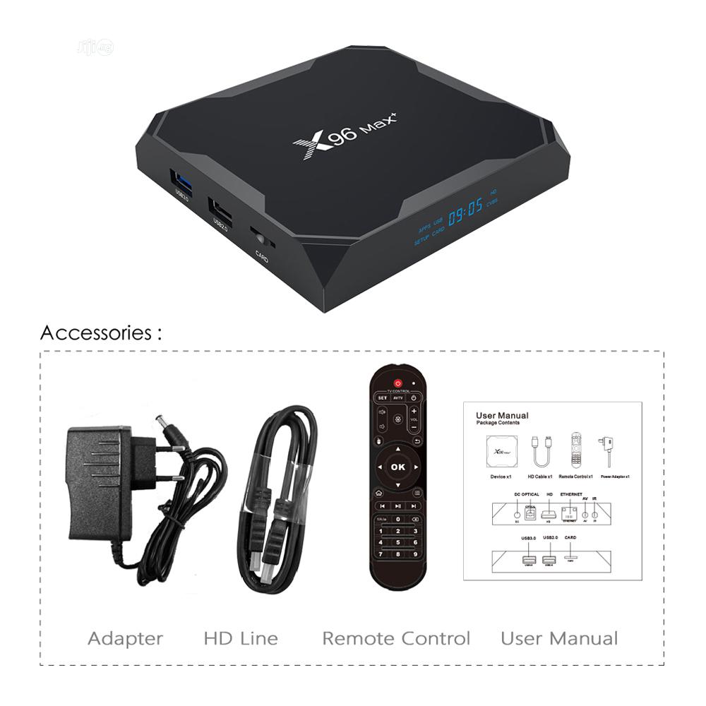 X96max Plus Android 9.0 TV Box Resolution 2-16gb