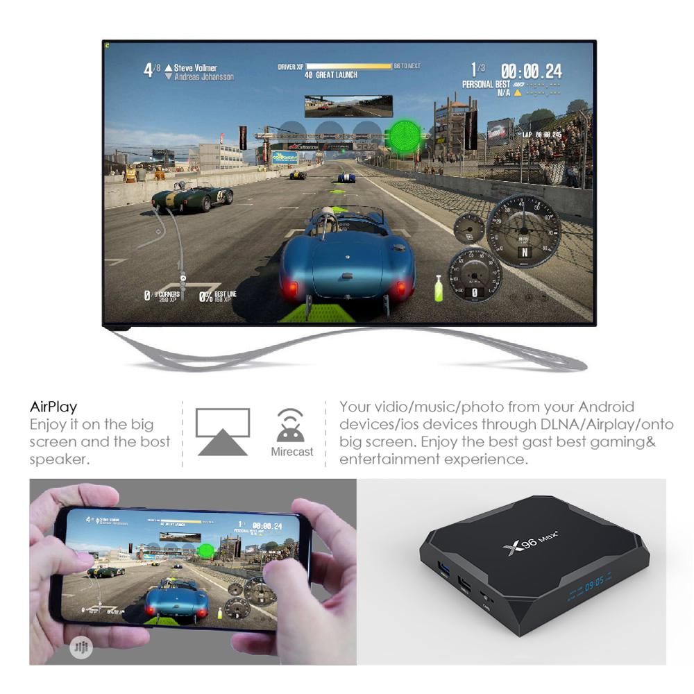 X96max Plus Android 9.0 TV Box Resolution 2-16gb